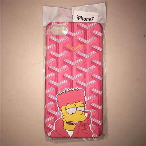 Goyard Iphone 7 Bart Simpson Phone Case 